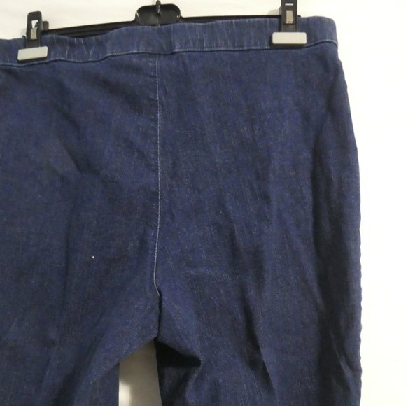 CROFT & BARROW | large stretch average | Blue Slip-On Denim | NWOT - Picture 12 of 14